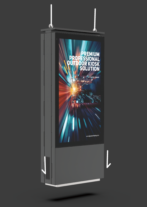 55-inch outdoor digital signage